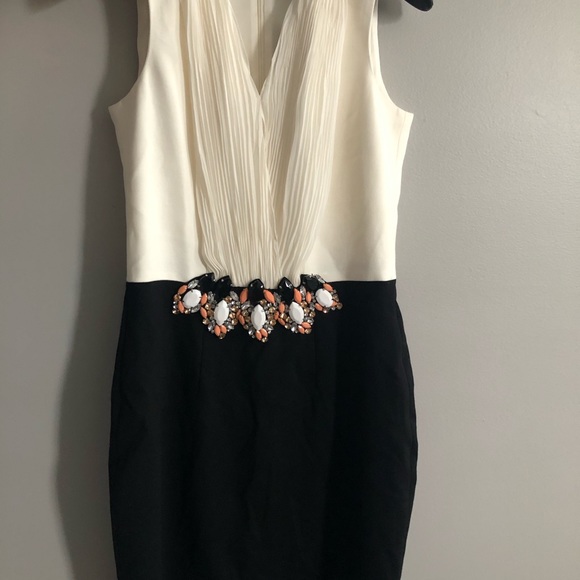 NWT Cynthia Steffe $268 Colour Block Dress Jewel 2 - Picture 1 of 5